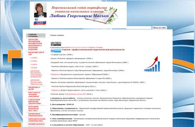Персональный сайт учителя начальных классов Масько Любови Георгиевны