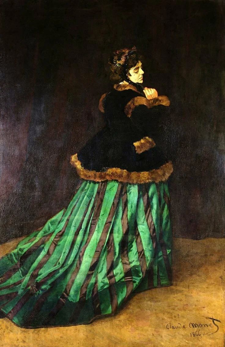 Камилла, или портрет дамы в зелёном платье, 1866